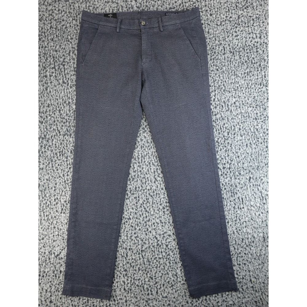 Mason's Milano Chinos Mens 48/32 Charcoal Grey Textured Slim‎ Fit Pants